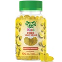 Fiber Jelly Bean Gummi für Kinder, Fiber Supplements for Digestive Health, Vegetarian Fiber Gummy 120 Jellybeans