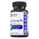 Quantum Nutrition Labs Max Energy Bs - B-vitamin Komplex, Metilezett B Komplex Vitaminokkal B1, B6, B12, Thiamin, folsav és biotin - 60 Vegetáriánus kapszula