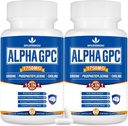 15- in- 1 Alpha GPC kiegészítés Foszfatidil-szerinnel, Uridinnel, L- Theanine, Lion 's Mane Gushroom, 120 kapszula