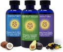 All-Natural Equiple Oils, 4oz Sampler Set with Pure C60 ESS60, Immune Support and Joint Support with Olive Oil, Avocado Oil & MCT Coconut Oil, Set of 3, 4 oz