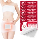 Menstruációs foltok, hőfoltok menstruációs görcsökhöz, hordozható periódusú rákok hőkezelési foltok - 6 csomag forró kompressziós meleg wrap, utazási Essentials for Women