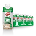 BOOST MAX Protein Shakes Kész inni - 30g magas fehérje shake - Vanilla draft 124; Táplálkozási italok az izmok helyreállítására edzés után, 26 Vitaminok & Ásványok, 1g Sugar, 11 fl oz (18-as csomag)