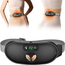 Fűtés párna időszak görcsök, gyors fűtés 6 hőszint és 6 masszázs modes, hordozható Cordless Menstruációs Pad, Back vagy Belly időszak masszőr nők és lányok, fekete
