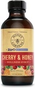 Honey Gardens Cherry & Honey Soothing Throat Sypray, Apideration Formula Organic Raw Honey, Organic Apple Cider Ecet, Black Cherry, and Herbal Extracts, 24 Servings, 4 FL. OZ.