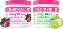 Napi fiber kiegészítés köteg kollagén, probiotikumok és elektrolitok - Támogatja Digestive Health, Regularity, és a bőr egészség - Uborka Lime Menta & Wild Berry Flavor - 32 szervák összesen