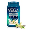 Vega Premium protein + Supergreens - 20 g fehérje, krémes vanília, 25 szerva, spenót, kelkáposzta, alfalfa fű, brokkoli, 0g hozzáadott cukor, nem-GMO, glutén mentes, tejmentes, 1,68 font (csomagolási május Vary)