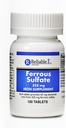 Vaspótlás Ferrous Sulfate 325 mg által Reliable 1 d.124; Vaspirula nőknek és férfiaknak