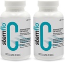 Felújítása a rendszer StemFlo ® Advanced Formula 2 Pack - Trans- Resveratrol, Curcumin, és szuper antioxidánsok az egészség, a hosszú élettartam és a vitalitás