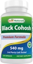 Legjobb természetes fekete cohosh 540 mg 120 kapszula