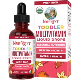 MaryRuth Organics CoComelon Toddler Kids Multivitamin vassal: 124; Immuntámogatás: 124; Toddler Vitamins: 124; USDA: Organic: 124; Sugar Free: 124; Multivitamin Folyékony cseppfolyós cseppek gyerekeknek: 1104; Vegan: 124; 1 Fl Oz