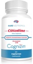 Pure Nootropics - CDP kolin (Citicoline) Capsules 300 mg Capsules 124; 60 Veg Cap Value Pack