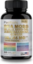 Sea Moss Black Seed Oil Ashwagandha Ginger C-vitamin & D3 fekete bors a férfiak és nők