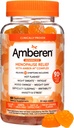 Amberen Menopauza kiegészítők nők, több- Szinkron Relief, E-vitamin & Unique Amberen Compot, Segíti a hormonegyensúly, Hot flashs & Night Sweats, Sugar Free, Orange Flavor, 60 Gumies