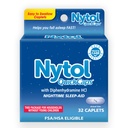 Nytol Quick Caps Éjszakai alvástámogatás difenhidramin HCI, Easy- to- nyelési Caplets hogy elalszik gyorsan, 32 gróf