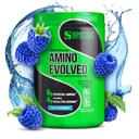 Faj Nutrition Amino Evolved EAA & BCAA Powder, Fermented Branched Chain Amino Amino Acids, Muscle Recovery & Endurance, Pre & Post Workout Supplement (Kék málna, 30 szervadékok)
