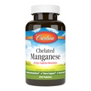 Carlson - Chelated Manganese, 20 mg - Superior Absorption, Health Metabolisation, Bone Support & Brain Health, 250 tabletta