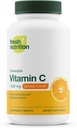 Friss táplálék C-vitamin Rágótabletta - Erőteljes 1500mg naponta Immuntámogatás - All Natural Tasty VIT C kiegészítés - Vegan Friendly, Non-GMO, Gluten & Soy Free - 90 rágótabletta