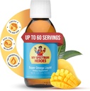 My Spectrum Heroes Fish Oil Supplement for Children - Omega 3 for Neural Assistance, Gyulladás & Immune Aid - EPA & DHA for Brain & Eye Health - Kids & Project Liquid Supplement - 5.07oz (150ml)