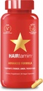 HAIRtamin Vegan Haar Vitamine für schnelleres Haarwachstum | Alle natürlichen Biotin Haarwachstum Vitamin Kapseln zu unterstützen gesundes Haar Haut und Nägel | Mai reduzieren Haarausfall & Dünnen | 30 Kapseln