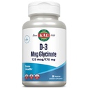 KAL-vitamin D3 & Magnézium Glicinate, Fokozott abszorpciós képlet BioPerinnel, Izom & Csont- egészségügyi támogatás, Immun Support & More, Non- GMO, Gluten Free, 45 Servings, 90 VegCaps