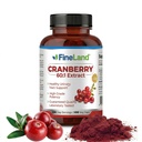 FineLand Cranberry kivonat 30,000mg Strength per Capsule - High Potency Cranberry Pills for UTI Support - 100 Vegan Capsules, 100- Day Supply, Non-GMO, Made in USA