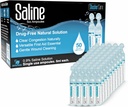 Saline Ampoules - Saline Solution for Nebulizer, Nátrium- klorid 0, 9%, Nasal Cleanse for Babies, Kids, & Felnőttek, Sterile Nasal Care, Heund Cleansing - 50 Count (5 ml egyenként)