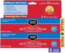 Berkley Jensen Maximális Erő Anti- Itch Cream (4 oz.), Calming Aloe Vera, 1% Hydrocortisone Itch Relief for Ekzema, Psoriasis, Bug Bites, Poison Ivy, Oak and Sumac, 2 oz. Cső (2 db-os kiszerelés)