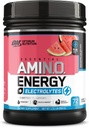 Optimum Táplálkozás Essential AMIN.O Energy & Electrolytes - Energia, Fókusz & Post- Edzés Izom Recovery - Görögdinnye Pre- Edzés Elektrolit Powder Drink - Görögdinnye Splash, 1,51 lb (72 szerváció)