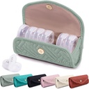 BAGSFY Weekly Pill Organizer 2 Times egy nap egy aranyos Fabric Pill Case, Medicine Bag, AM PM Pill Box 7 Day, Portable Medication Travel Case for Pills, Vitamins, Halolaj, kiegészítők.