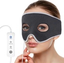 Sinus Pressure Relief Fűtött maszk arc Fűtés Pad Relieve Sinus fájdalom, Sinusitis kezelés, Fejfájás, Orrdugulás, 3 Heat Beállítások, Meleg kompressziós terápia, Wastable (Non-Rechartable)