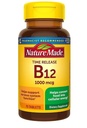 Természet Készített B12-vitamin 1000 µg, Diétás kiegészítés energia metabolizmus támogatás, Idő Release, 75 Tabletss,..
