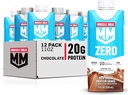 Izomtej zéró fehérje shake, csokoládé, 11 Fl Oz karton, 12 Pack, 20 g fehérje, Zéró cukor, 100 kalória, kalcium, Vitaminok A, C & D, 4g fiber, Energizing Snack, Workout Recovery, Package May Vary, 11 Fl Oz (12 darabos csomag)