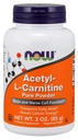 NOW Foods kiegészítők, ALC (Acetil- L- karnitin) Por, agy és idegsejt funkció *, 3- Ounce
