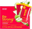 Beme-vitamin B12 folyadék lövés, BeStrong - B-vitamin 12 Drinkable folyadékpótló támogatja az energia boost, Fókusz, & Koncentráció - Guarana, Taurine, & Collagen kiegészítők elősegíti a helyreállítást (30 tasak)