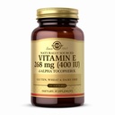 Solgar E-vitamin 268 mg (400 NE) - 100 Softgels - Natural- Sourced E-vitamin d- Alpha Tocopherol - Gluten Free, Dairy Free - 100 Servings