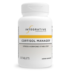 Integrative Therapeutics Cortisol Manager - Addrenal Health Support Supplement for Health Stress Response * - Vegan, Dairy- Free & Gluten- Free - 30 tabletta (15 adag)