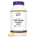 21. Century Triple Omega Complex 3 6 9 Enteric Coated Softgels, 180 Count Bottle (22875)
