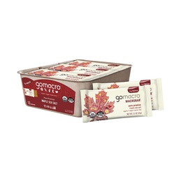 GoMacro MacroBar Organic Vegan Protein Bárok - Maple Sea Salt (2.3 Ounce Bars, 12 gróf)