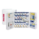 Elsősegély csak 1000- FAE- 0103 SmartPerformance 50- Person OSHA Compliant First Aid Kit for Business, nagy műanyag elsősegély kabinet gyógyszeres, 245 darabka