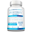 Jóváhagyott Science Zosterex - Extra- Strength L- Lysine 1000mg, B-vitamin Komplex, Cink - Immuntámogatás és hideg fájdalom kezelése - 60 Vegan kapszula - 1 palack