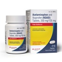Dual Action Acetaminophen 250mg és Ibuprofen 125mg Caplets, akár 8h fájdalom enyhítésére kisebb Aches és fájdalom, Fejfájás, Fogfájás, Hátfájás, Menstruációs görcsök, Minor Arthritis fájdalom, 216