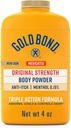 Gold Bond Medicated Original Strength Body Powder, 4 oz., Talc- Free, Anti- Itch, Absorbs & Cools