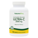 Natings Plus Ultra C W / Rose HIPS, Tartós kiadás - 2000 mg, 90 Vegetáriánus tabletta - Maximális hatáserősség Immun Support, Antioxidáns - Free-Radical Defense - Gluten- Free - 90 Servings