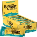 Honey Stinger Protein Bar, Kókuszmandula, Protein csomagolt élelmiszer a testmozgás, Tartósítás és teljesítmény, Sport Táplálkozás Snack Home & Edzés, Post Workout, Box of 15