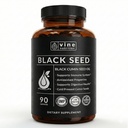 Fekete magolaj kapszula - Nigella Sativa - Immunszuppresszív kiegészítő lágy gél - Hidegre préselt antioxidáns fekete kömény tabletták - 500 milligramm készült az USA-ban