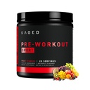 Kaged Sport Pre Workout Powder for Men & Women, Fruit Punch, Sport Certified, 188mg Caffeine, Nitric Oxide Supplement, Beta Alanine for Energy, Weightlifting, Cardio Endurance & Strength, 20 Servings