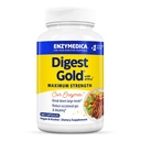 Enzymedica Digest Gold + ATPro, Maximális hatáserősség Enzyme Formula, Prevents Bloating and Gas, 14 Key Enzimes Beleértve Amylase, Protease, Lipase és Lacase, 180 kapszula