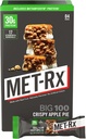MET- Rx Big 100 Kolosszális fehérje bárok, Crispy Apple Pie Meal csereedények, 4 gróf