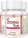 Senna Tablets 100 Ct. 124; Natural vegetatives laxative [Made in USA]