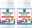 Fagyasztás Szárított Mangosteen Pericarp kapszula 2PK, 1,5 Nagyi per szerving, 90 Veggie kapszula egy üveg, Xanthone Rich